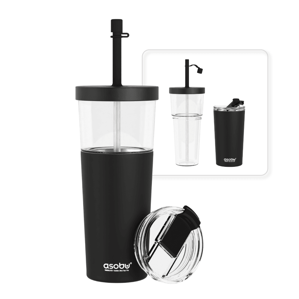 Black Marina Tumbler by ASOBU® - Vysn