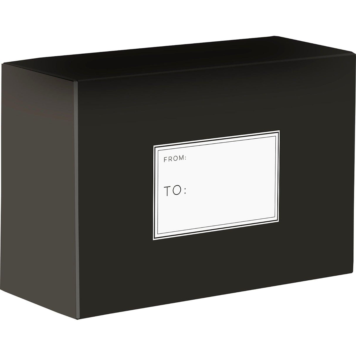 Black Medium Printed Gift Mailing Boxes by Present Paper - Vysn