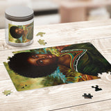 Black Mona Lisa Art Puzzle by KoultureKanvas - Vysn