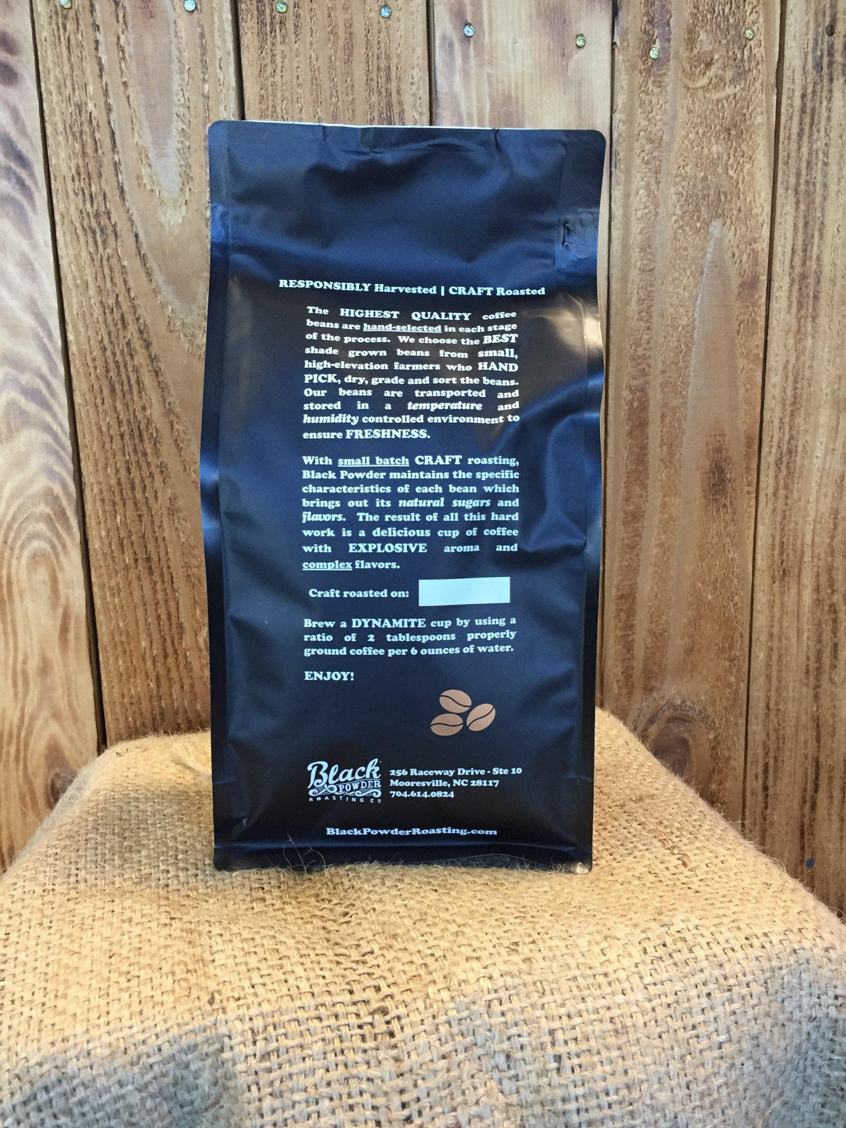 Black Obsidian Coffee Blend by Black Powder Coffee - Vysn