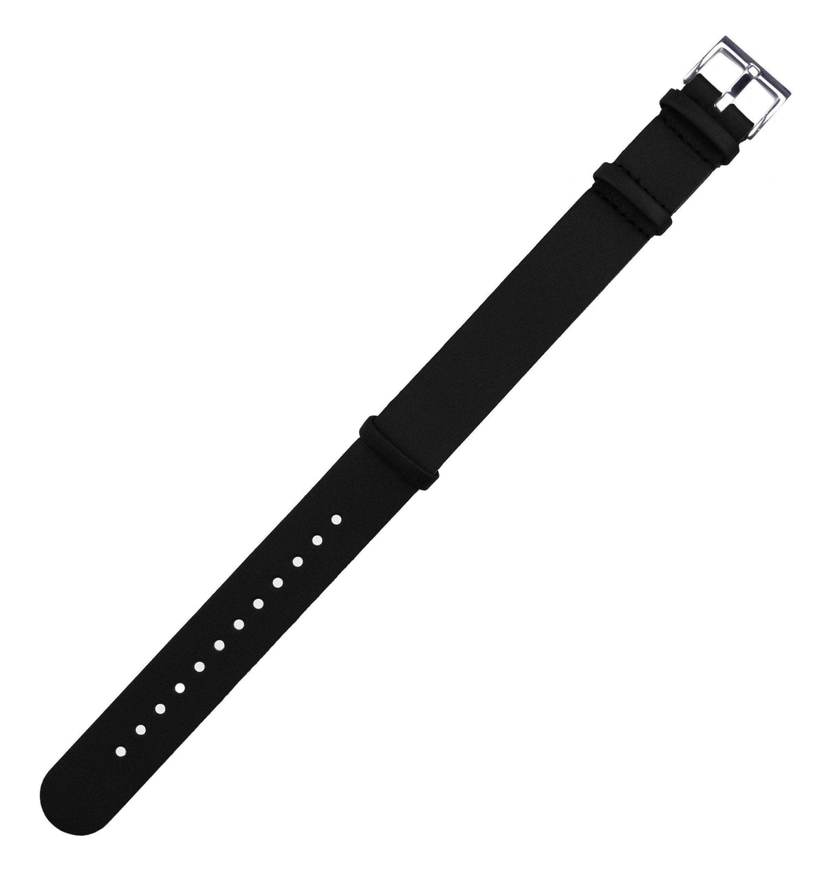 Black | Leather NATO® Style by Barton Watch Bands - Vysn