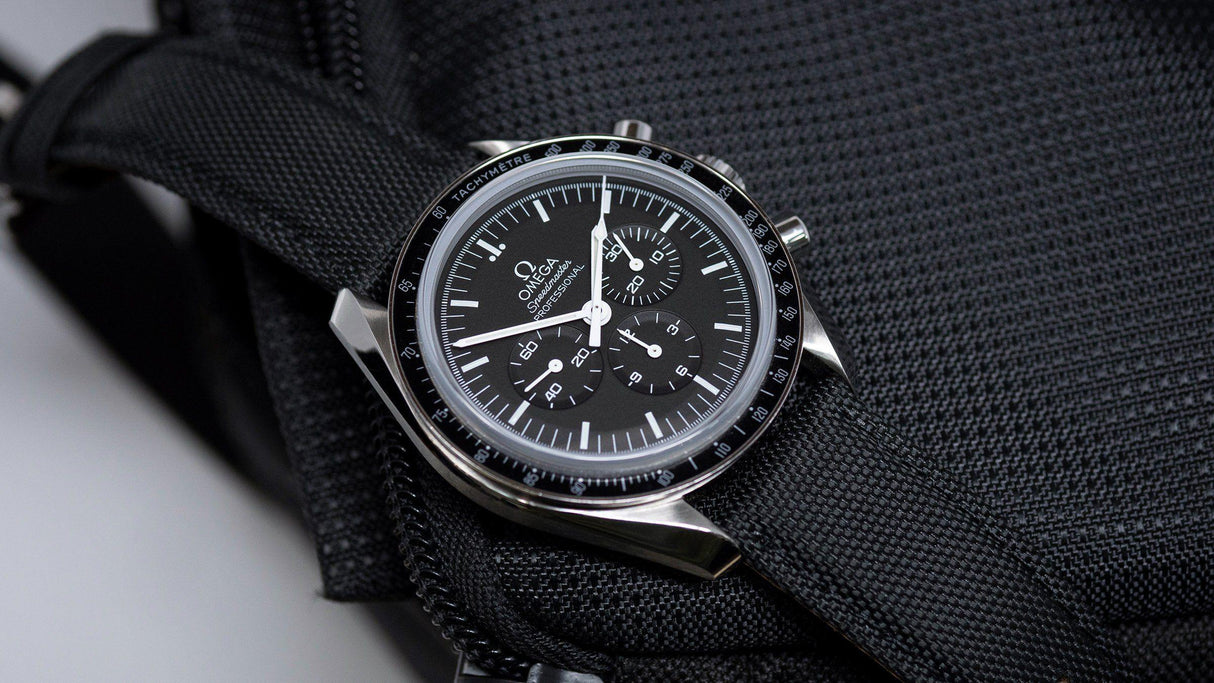 Black | Sailcloth Quick Release by Barton Watch Bands - Vysn