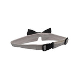 Black Satin Dog Bow Tie by Uptown Pups - Vysn