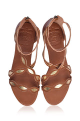 Blossom Leather Sandals by ELF - Vysn