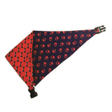 Blue & Red Reversible Dog Bandana by Uptown Pups - Vysn