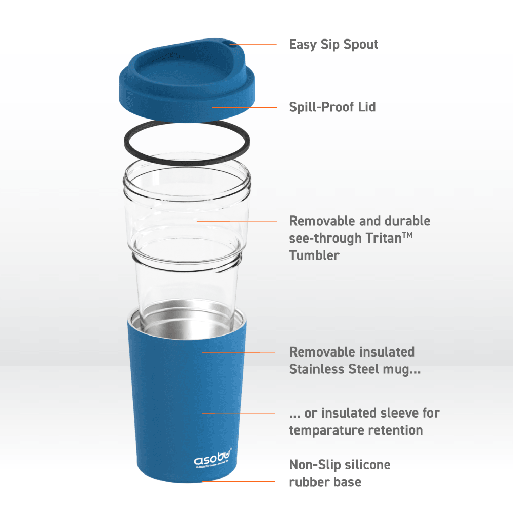 Blue Vista Tumbler by ASOBU® - Vysn