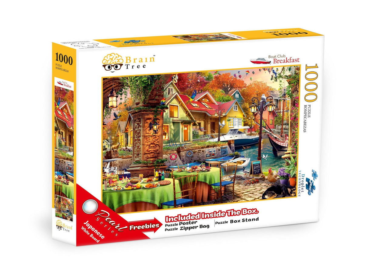 Boat Club Breakfast Jigsaw Puzzles 1000 Piece by Brain Tree Games - Jigsaw Puzzles - Vysn