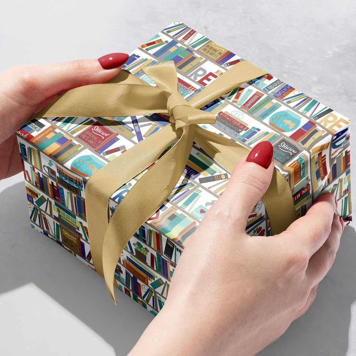 Books Gift Wrap by Present Paper - Vysn