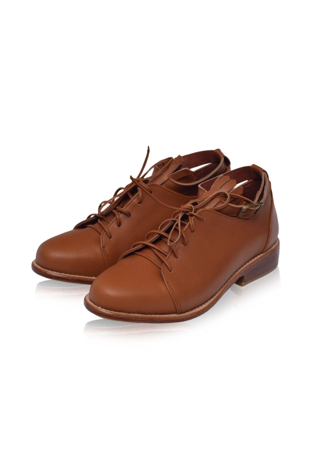 Boston Leather Oxfords by ELF - Vysn