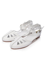 Bounty T-strap Leather Sandals by ELF - Vysn