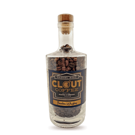 Bourbon Whiskey | Whole Bean Gift Bottle 10oz by Clout Coffee - Vysn