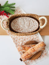 Bread Warmer & Basket - Owl Oval by KORISSA - Vysn