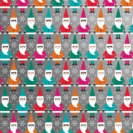 Bright Santa Christmas Gift Wrap by Present Paper - Vysn