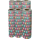 Bright Santa Christmas Gift Wrap by Present Paper - Vysn