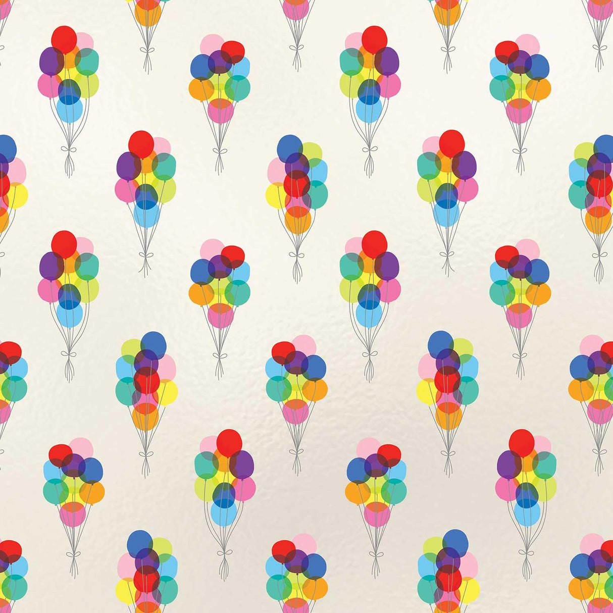 Bunch of Balloons Birthday Gift Wrap by Present Paper - Vysn