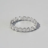 Heart Shape 925 Sterling Silver Ring