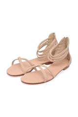 Calypso Thong Leather Sandals by ELF - Vysn