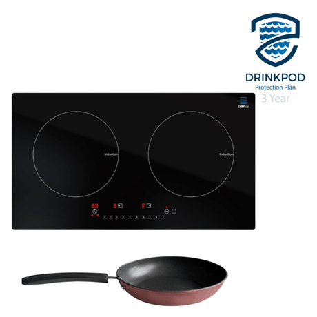 CHEFTop Pro - Dual Burner Induction Cooktop With Optional Induction Pan by Drinkpod - Vysn