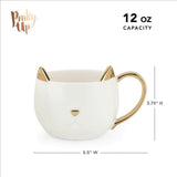 Chloe™ White Cat Mug by Karma Kiss - Vysn