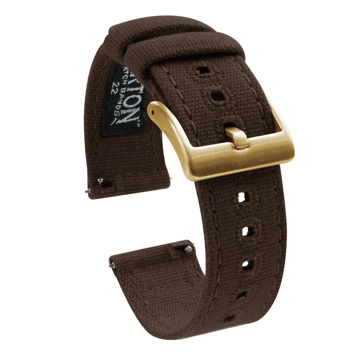 Chocolate Brown | Crafted Canvas by Barton Watch Bands - Vysn