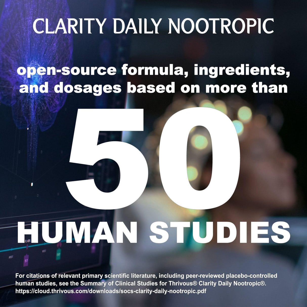 Clarity Daily Nootropic by Thrivous - Vysn