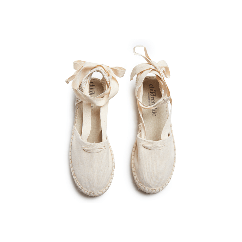 Classic Espadrilles in Cream by childrenchic - Vysn