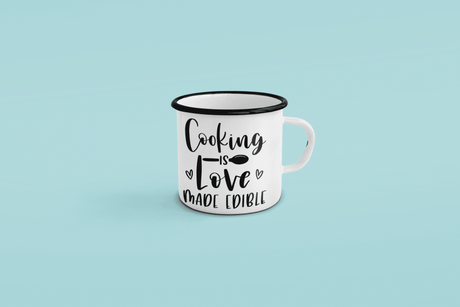 Cooking Is Love Made Edible Kitchen Mug by WinsterCreations™ Official Store - Vysn