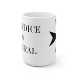 Cowardice is Immoral 15oz White Mug by Proud Libertarian - Vysn