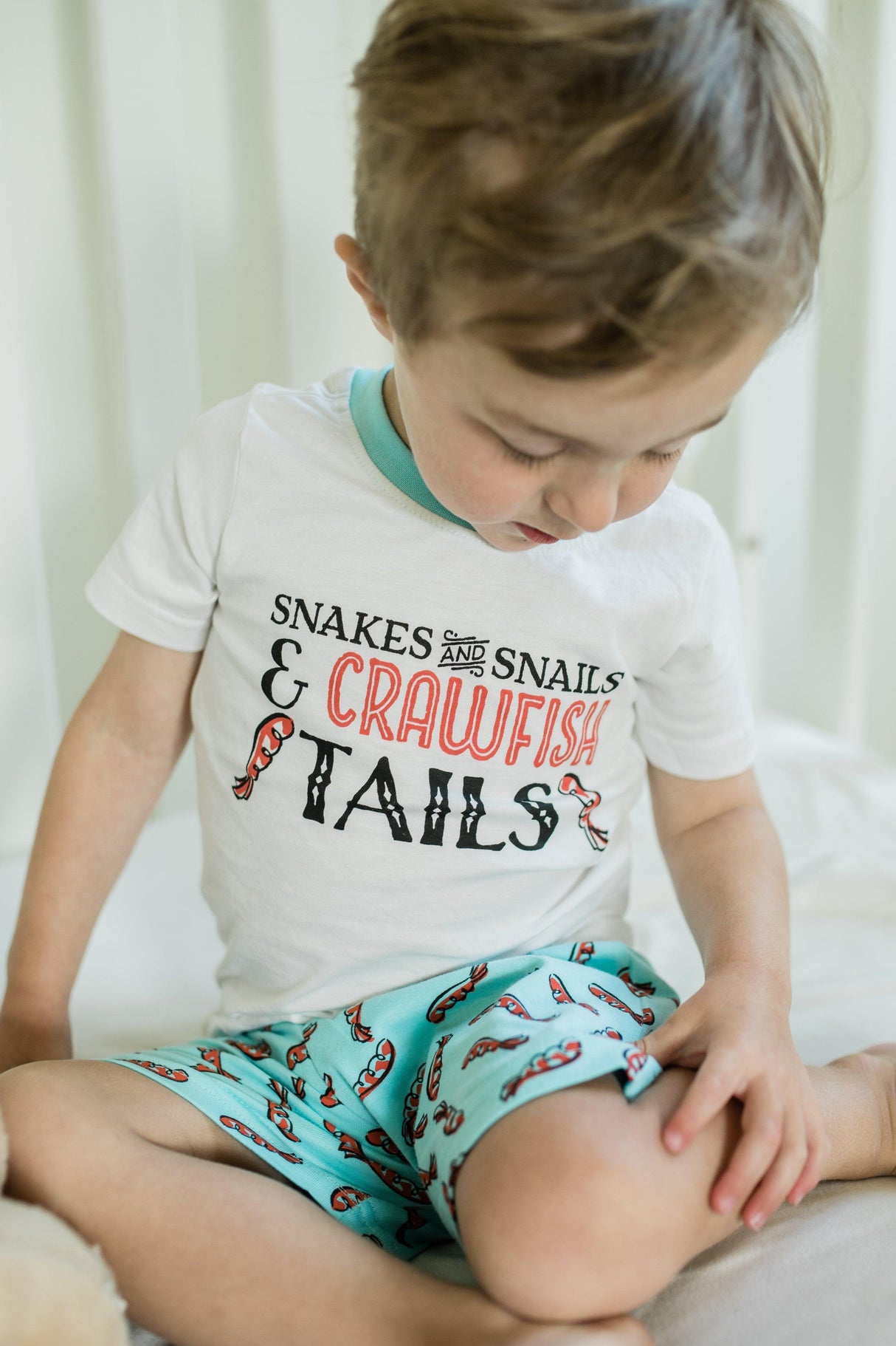 Crawfish Tails Pajamas (Boys) by Little Hometown - Vysn