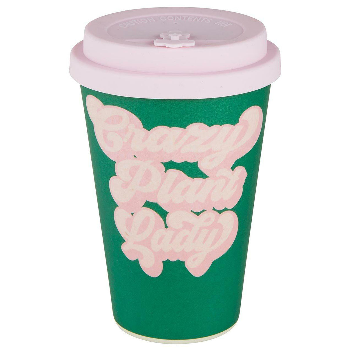 Crazy Plant Lady Bamboo To Go Coffee Travel Cup by The Bullish Store - Vysn