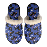 Dachshund Printed Winter Slippers by Dach Everywhere - Vysn