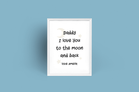 Daddy I Love You To The Moon And Back Fathers Day Collection by WinsterCreations™ Official Store - Vysn