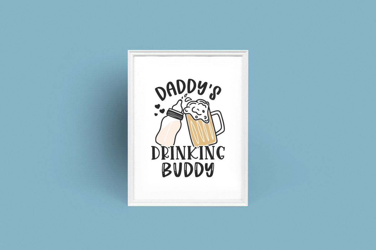 Daddy's Drinking Buddy Fathers Day Collection by WinsterCreations™ Official Store - Vysn