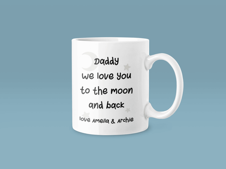 Daddy We Love You To The Moon And Back Fathers Day Collection by WinsterCreations™ Official Store - Vysn