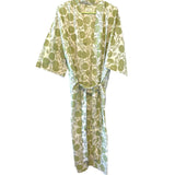 DAHLIA LOUNGE ROBE IN CELADON GREEN by POPPY + SAGE - Vysn