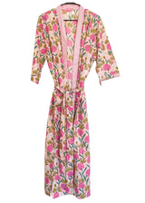 DAHLIA LOUNGE ROBE IN POPPY PINK by POPPY + SAGE - Vysn