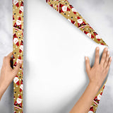 Dancing Santa Christmas Gift Wrap by Present Paper - Vysn