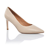 Deborah 2.0 Nude Luxury Leather by Joan Oloff Shoes - Vysn