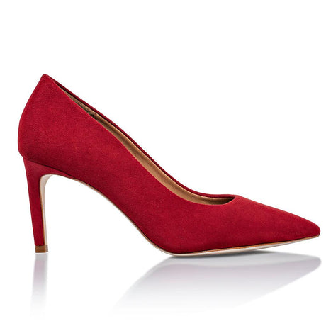 Deborah 2.0 Red Hot Kid Suede by Joan Oloff Shoes - Vysn