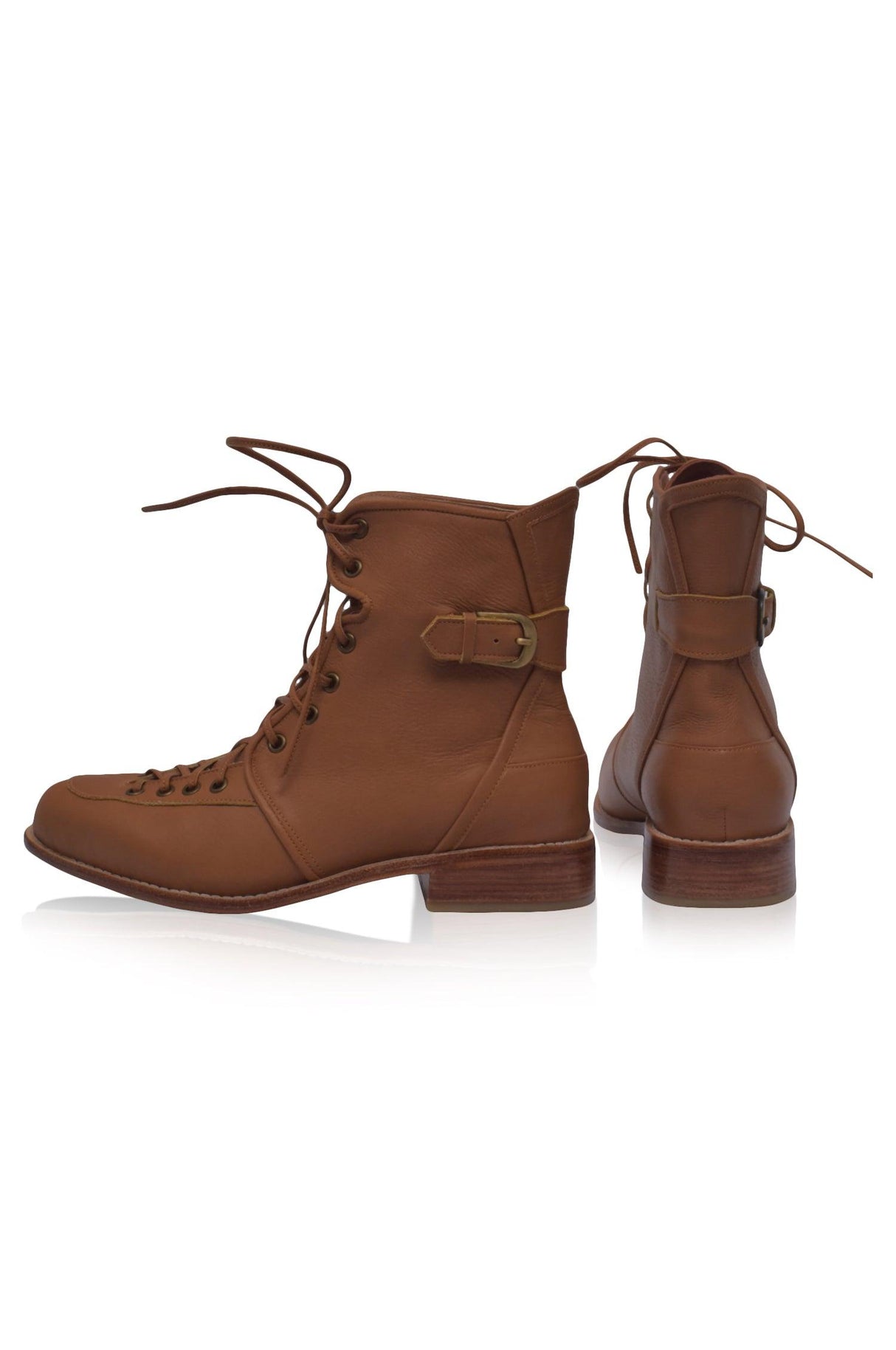 Desert Seeker Combat Leather Boots by ELF - Vysn