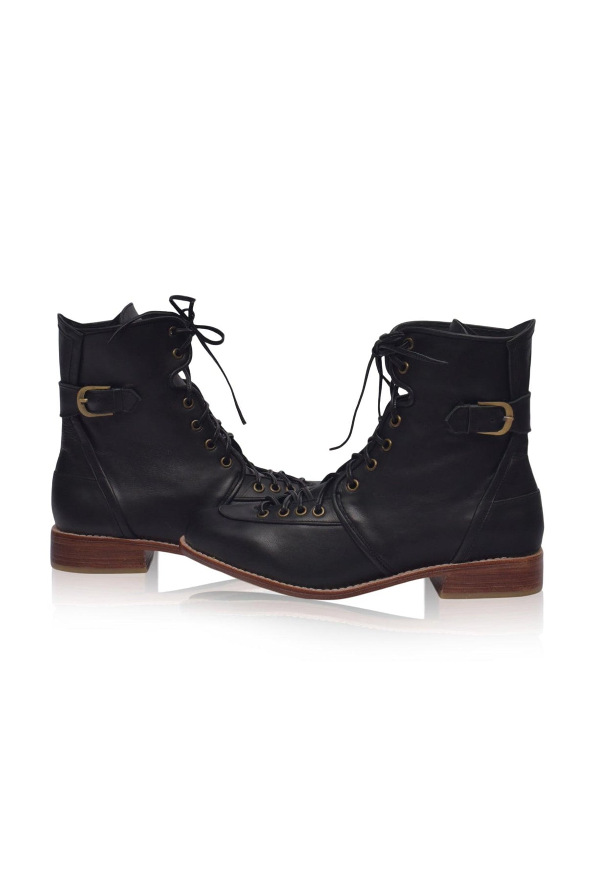 Desert Seeker Combat Leather Boots by ELF - Vysn