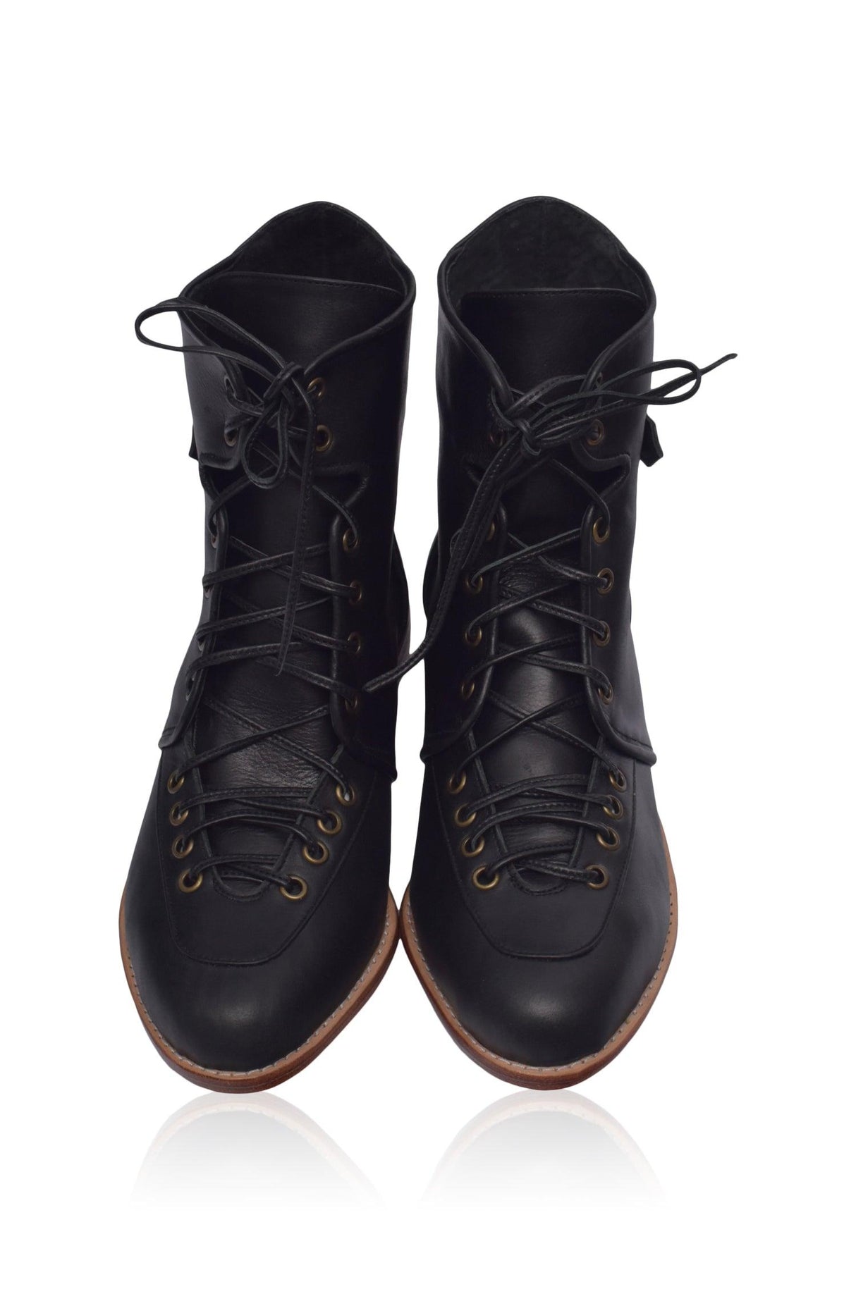 Desert Seeker Combat Leather Boots by ELF - Vysn