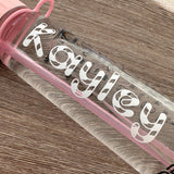 DIY Create Own Personalised Candy Cane Style Name Christmas Glass Bottle Label by WinsterCreations™ Official Store - Vysn