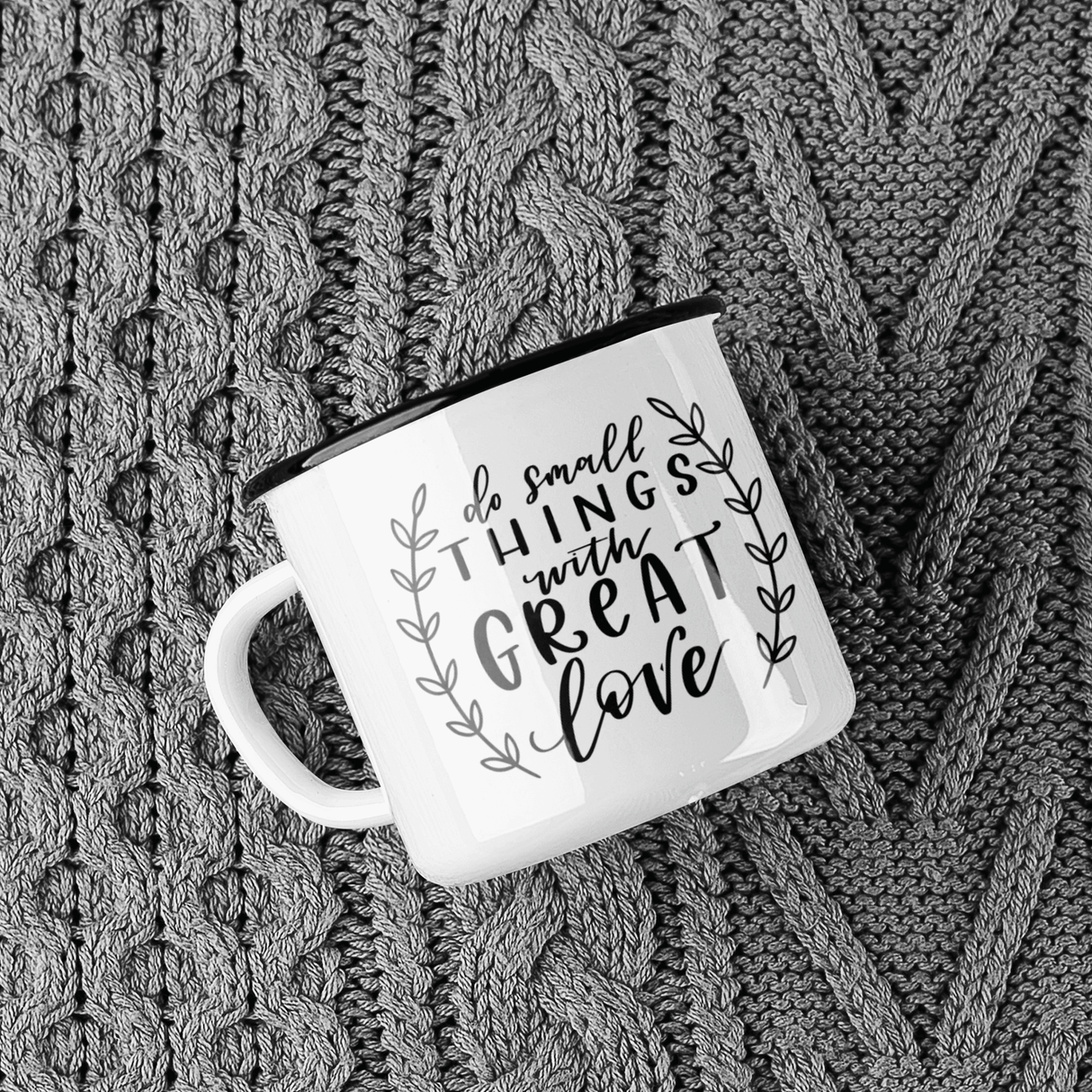 Do Small Things With Great Love Inspirational Mug by WinsterCreations™ Official Store - Vysn