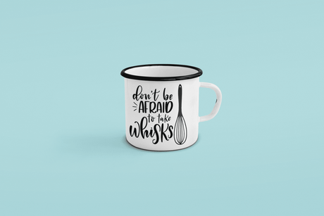 Dont Be Afraid To Take Whisks Kitchen Mug by WinsterCreations™ Official Store - Vysn