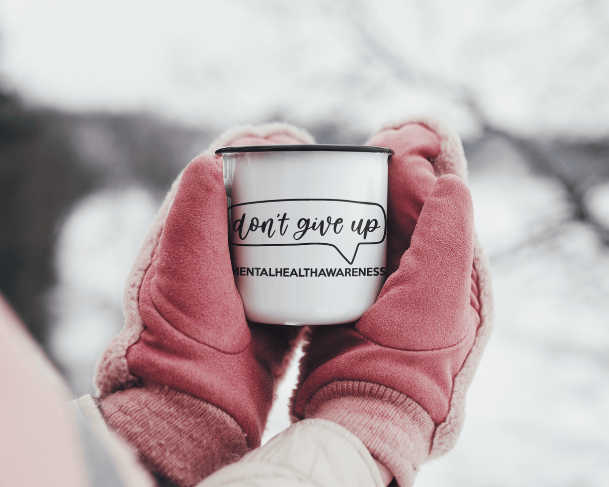 Dont Give Up Mental Health Awareness Mug by WinsterCreations™ Official Store - Vysn