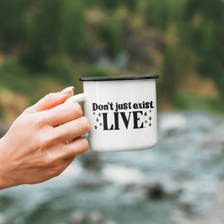 Dont Just Exist Live Boho Mug by WinsterCreations™ Official Store - Vysn