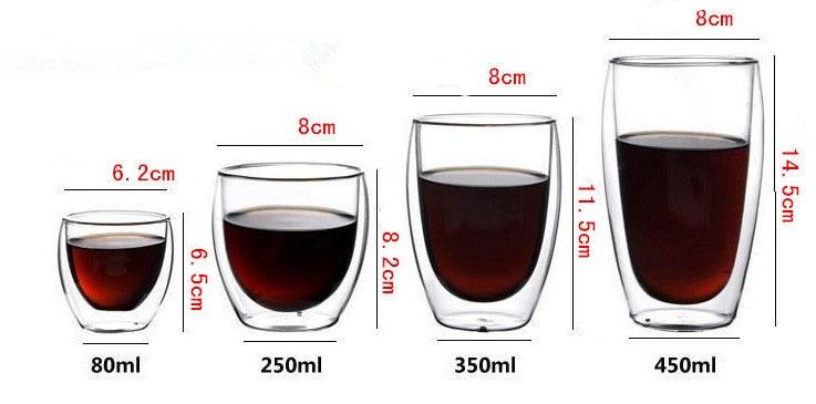 Double Wall Glass Mug by Blak Hom - Vysn