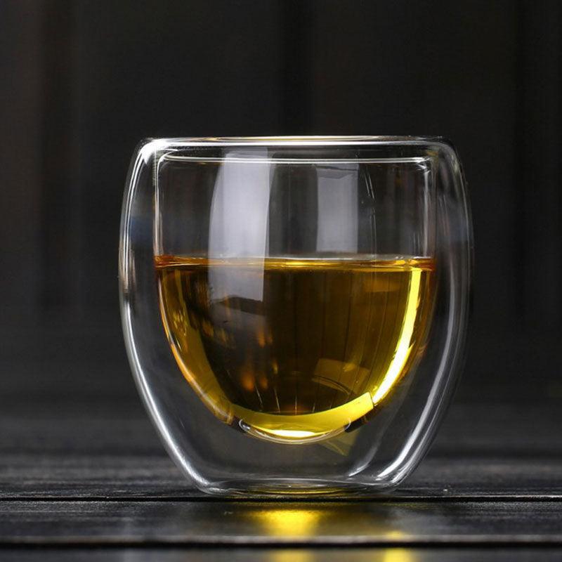 Double Wall Glass Mug by Blak Hom - Vysn