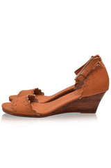 Dreamland Leather Wedges by ELF - Vysn